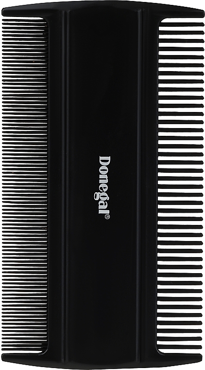 Haar- und Bartkamm 9952 8,8 cm schwarz - Donegal Hair Comb — Bild N1