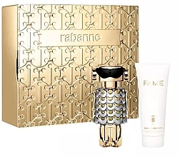 Düfte, Parfümerie und Kosmetik Paco Rabanne Fame - Duftset (Eau de Parfum /80 ml + Körperlotion 100 /ml) 