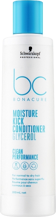 Conditioner für normales und trockenes Haar mit Glycerin - Schwarzkopf Professional Bonacure Moisture Kick Conditioner Glycerol — Bild N1