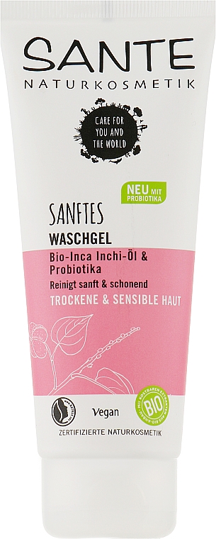 Bio-Reinigungsgel mit Inca Inchi und Probiotika - Sante Gentle Cleansing Gel — Bild N1