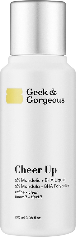 Peeling für Mischhaut - Geek & Gorgeous Cheer Up 6% Mandelic + BHA Liquid — Bild N2