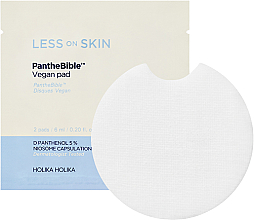 Pads für empfindliche Haut - Holika Holika Less On Skin PantheBible Vegan Pad — Bild N1