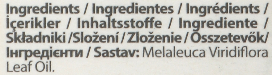 Ätherisches Öl Niaouli - Farmasi Dr. C. Tuna Essential Oil — Bild N3