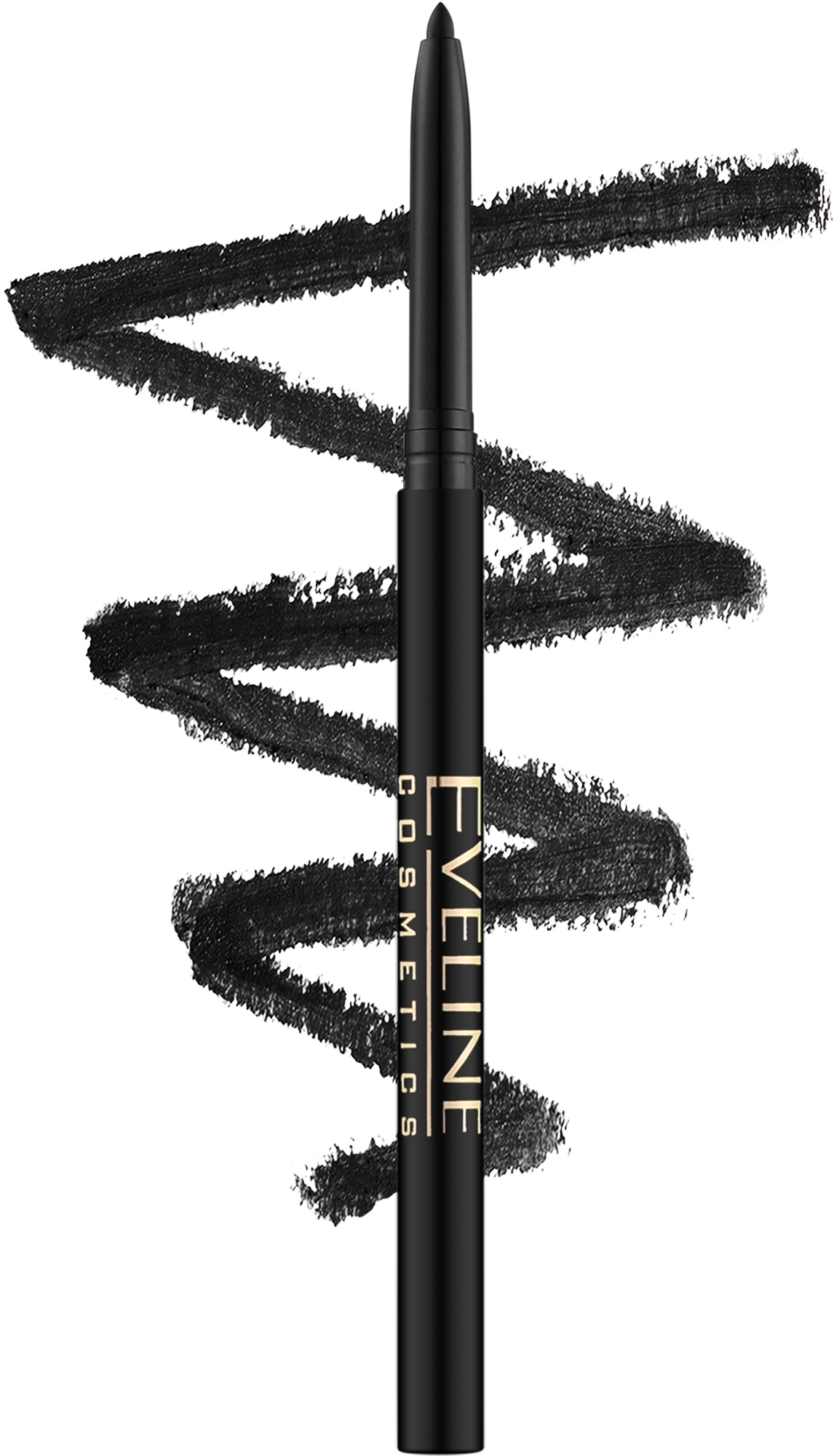 Kajalstift - Eveline Cosmetics Kajal Mega Max — Bild Black