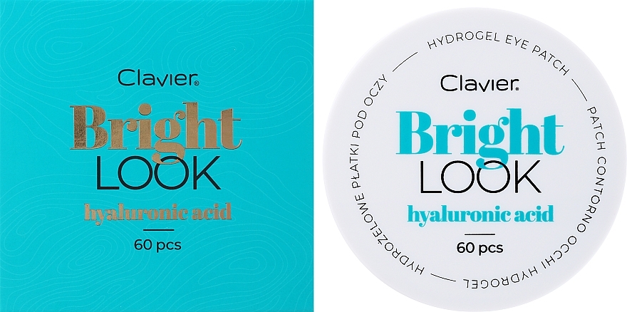Hydrogel-Augenpatches mit Hyaluronsäure - Clavier Bright Look Hyaluronic Acid Hydrogel Eye Patch — Bild N2