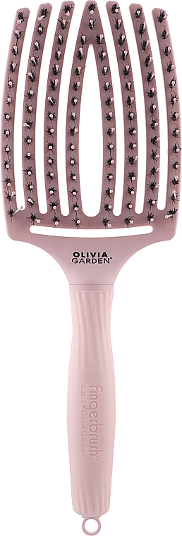 Stylingbürste - Olivia Garden FingerBrush Combo Large Pastel Pink — Bild N1
