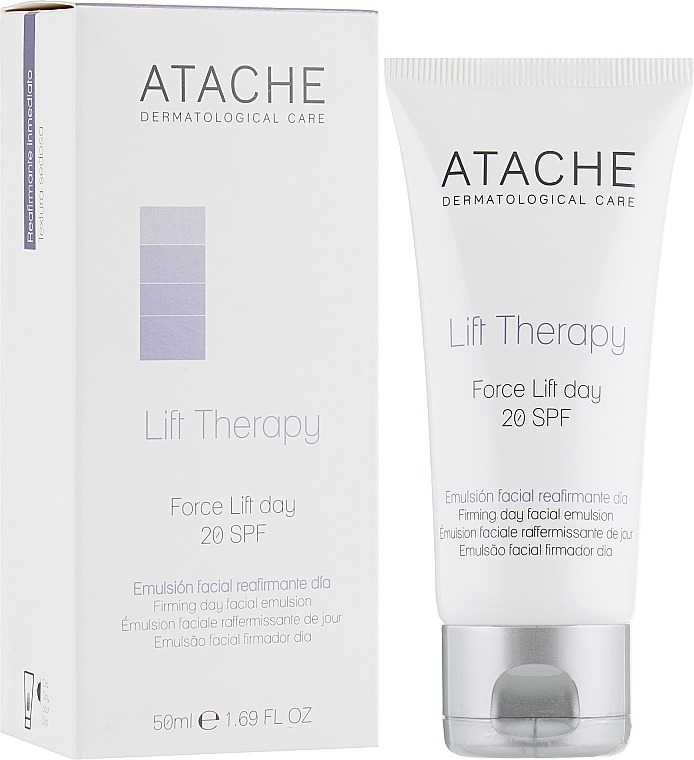 Straffende Gesichtsemulsion für den Tag - Atache Lift Therapy Force Lift Day SPF 20 — Bild N2