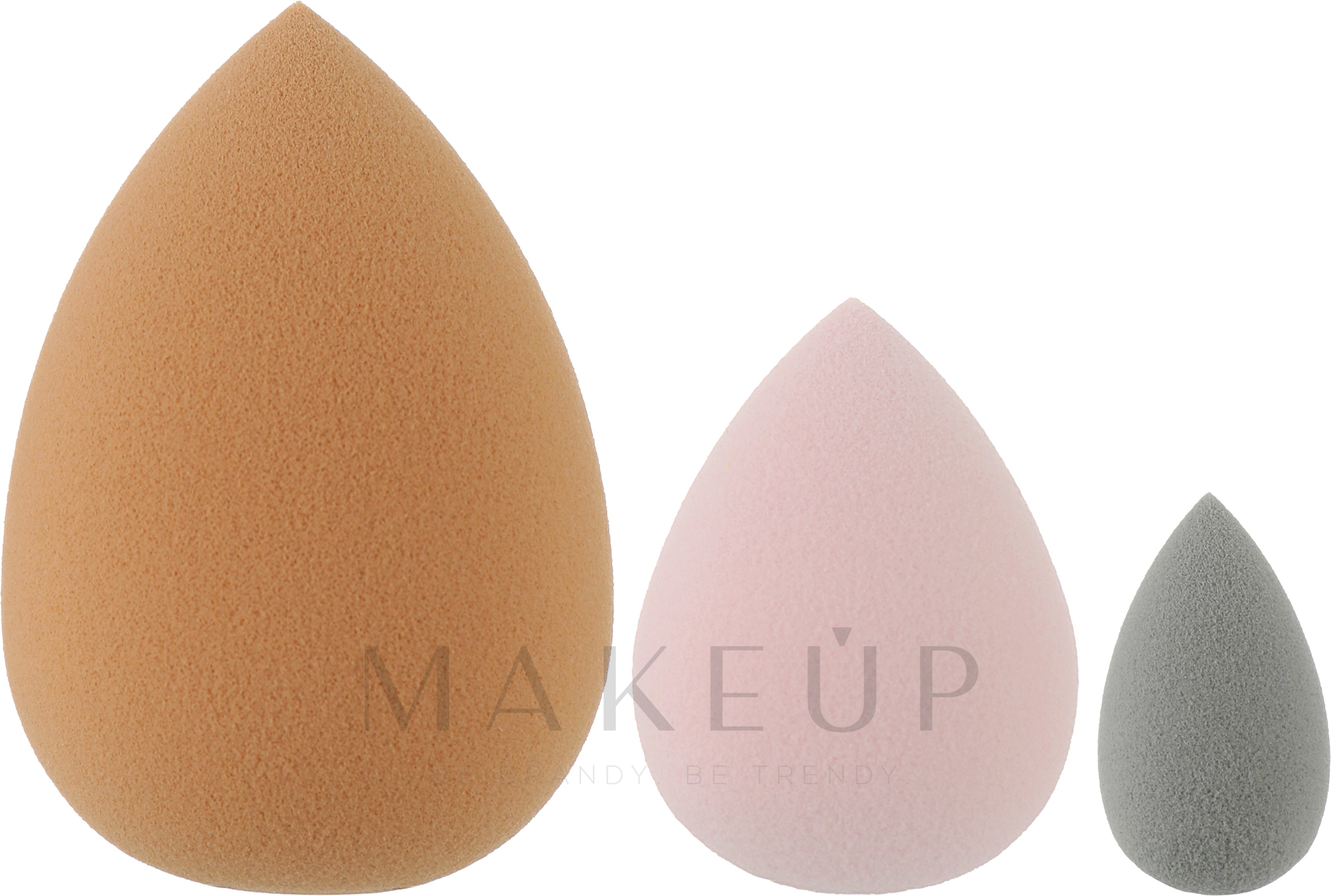 Make-up Schwamm 3 St. - Lussoni Raindrop Makeup Sponge Set of 3 — Bild 3 St.