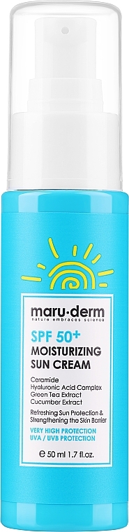 Feuchtigkeitsspendende Sonnenschutzcreme - Maruderm Cosmetics Moisturizing Sun Cream SPF50+  — Bild N2