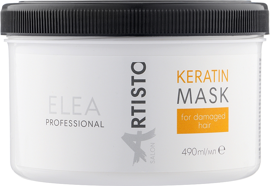 Haarmaske - Elea Professional Artisto Salon Keratin Mask For Damaged Hair — Bild N1