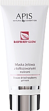 Düfte, Parfümerie und Kosmetik Gesichtsmaske mit gefriergetrockneter Himbeere - Apis Professional Raspberry Glow Freeze-Dried Rasberry Gel Mask