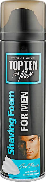 Rasierschaum - Top Ten For Men Cool Power — Bild N1