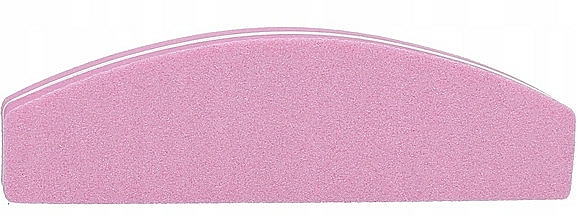 Mini Nagelpufferblock Halbmond 100/180 pink - Tools For Beauty MiMo Nail Buffer Pink — Bild N1