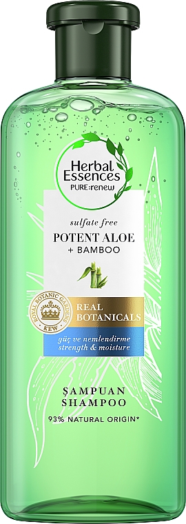 Shampoo mit Aloe und Bambus - Herbal Essences Potent Aloe + Bamboo Shampoo — Bild N1