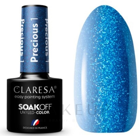 Gellack für Nägel - Claresa Precious Soak Off UV/LED Color — Bild PS1