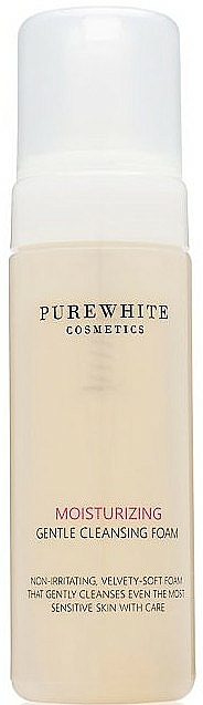 Sanfter feuchtigkeitsspendender Gesichtsreinigungsschaum - Pure White Cosmetics Moisturizing Gentle Cleansing Foam — Bild N1