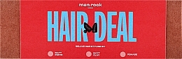 Düfte, Parfümerie und Kosmetik Haarpflegeset - Men Rock Hair Deal (Modellierende Haarpaste 30ml + Haarstylingwachs 30ml + Haarpomade 30ml)
