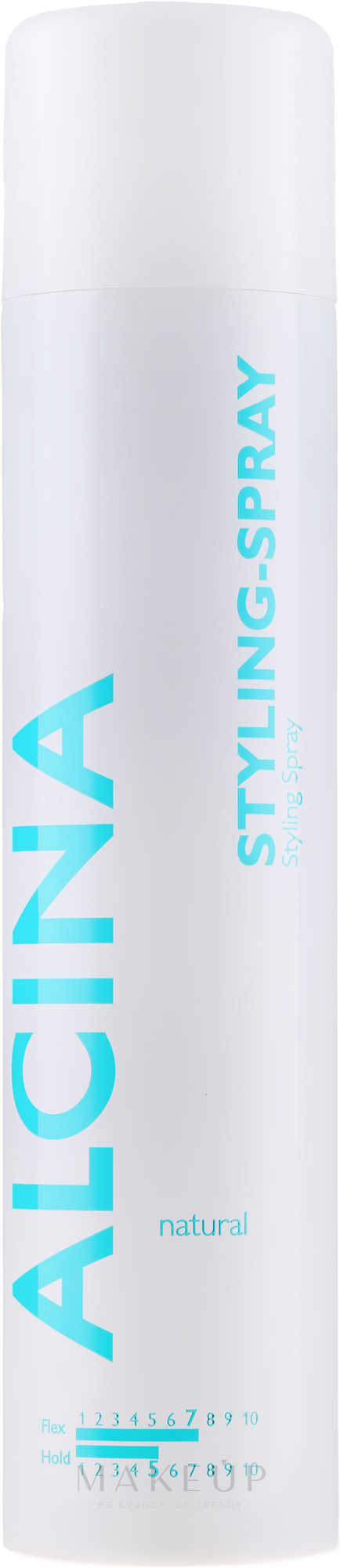 Haarstylingspray mit natürlicher Fixierung - Alcina Styling Natural Styling-Spray — Bild 500 ml