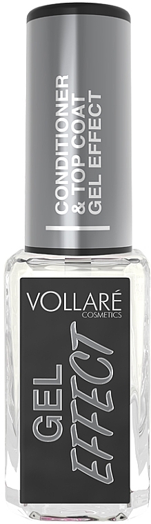 Nagelhärter - Vollare Cosmetics Gel Effect Top Coat — Bild N1