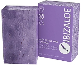 Seife mit Aloe Vera und Lavendel für empfindliche Haut - Ibizaloe Aloe Vera Soap Lavender — Bild N1