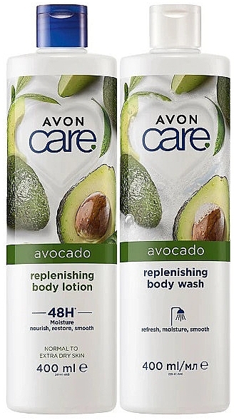 Set - Avon Care Avocado (b/lot/400ml + sh/gel/400ml) — Bild N1