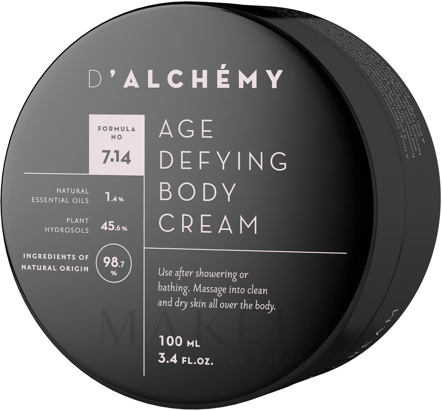 Anti-Aging Körpercreme - D'Alchemy Age Defying Body Cream — Bild 100 ml