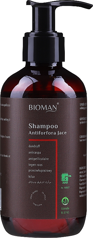 Anti-Schuppen Shampoo mit Kamillenextrakt für Männer - BioMAN Jace Anti Dandruff Shampoo — Bild N1