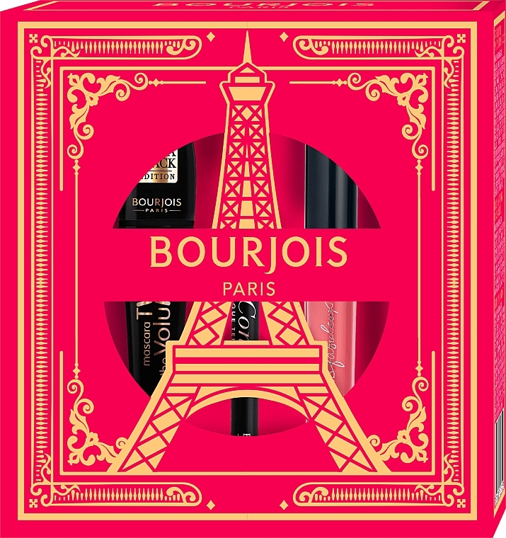 Make-up Set - Bourjois (Mascara 8ml + Augenkonturenstift 1,2g + Lipgloss 3,5ml)  — Bild N2