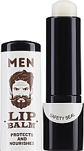 Pflegender Lippenbalsam für Männer - Quiz Cosmetics Skin Care Lip Balm Men — Bild N1