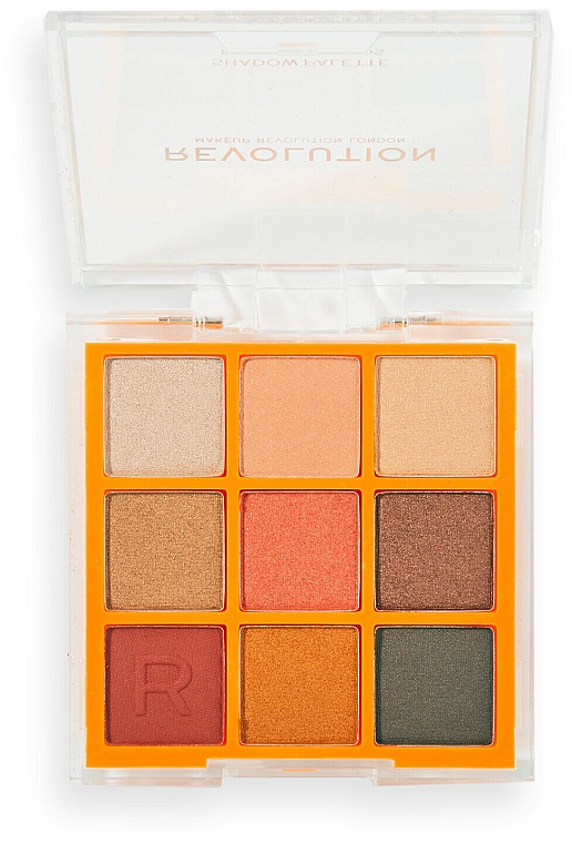 Lidschattenpalette - Makeup Revolution Neon Heat Eyeshadow Palette Orange Blaze — Bild N4