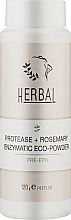 Düfte, Parfümerie und Kosmetik Enzym-Körperpuder - Elenis Herbal Pre-Epil Proteaze+Rosmary Enzimatic Eco-Powder