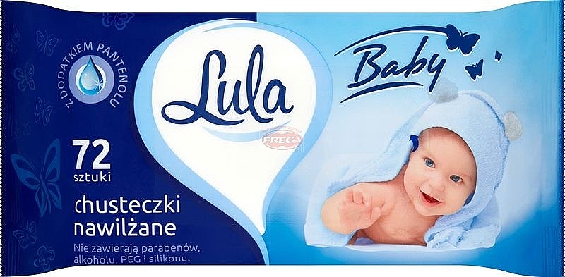 Feuchttücher für Babys mit Panthenol 72 St. - LULA Baby Wipes With Panthenol — Bild N1