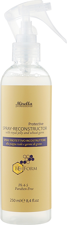 Regenerierendes Haarspray mit Gelee Royale und Weizenproteinen - Mirella BeeForm Spray-Reconstructor — Bild N1
