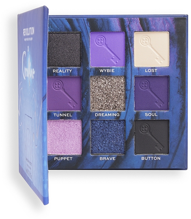 Lidschattenpalette - Makeup Revolution X Coraline The Secret Door Eyeshadow Palette  — Bild N3
