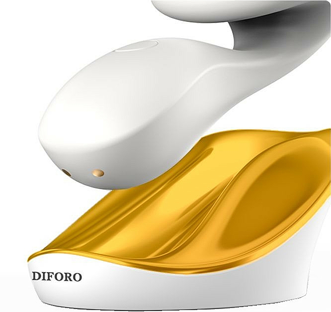 Reinigendes Gesichtsmassagegerät goldfarbig - Diforo Arum Gold — Bild N2