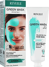 Gesichtsmaske gegen Akne mit grünem Ton - Revuele Anti-Acne Green Face Mask Cryo Effect — Bild N2