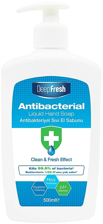 Antibakterielle flüssige Handseife - Aksan Deep Fresh Antibacterial Liquid Hand Soap — Bild N1
