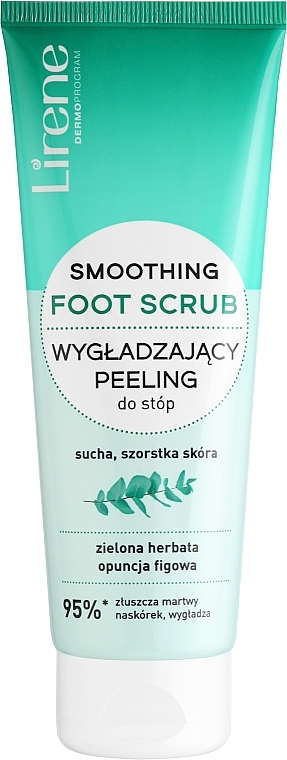 Glättendes Fußpeeling - Lirene GreenTea Smoothing Foot Scrub — Bild N1