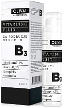 Düfte, Parfümerie und Kosmetik Vitamin-Fluid B3 für die Augenpartie - Olival Vitamin Fluid B3 For Eye Area