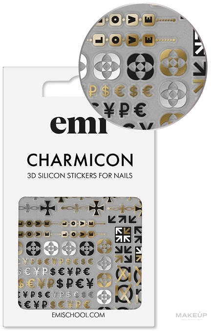 Nagelaufkleber - Emi Charmicon 3D Silicone Stickers — Bild 174 - Icon