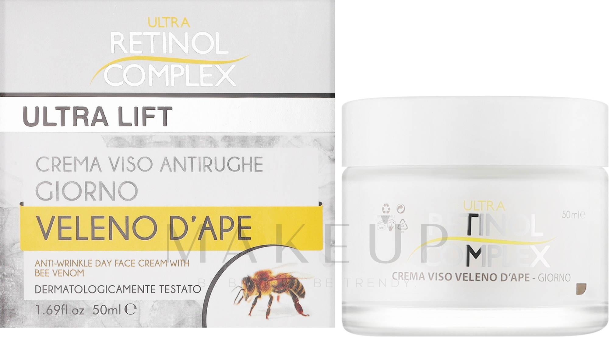 Gesichtscreme mit Bienengift - Retinol Complex Ultra Lift Face Cream Bee Venom — Bild 50 ml