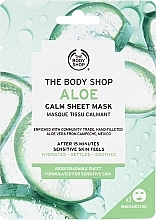 Düfte, Parfümerie und Kosmetik Beruhigende Tuchmaske mit Aloe Vera - The Body Shop Aloe Calm Hydration Sheet Mask