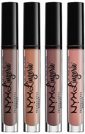 Flüssiger matter Lippenstift - NYX Professional Makeup Lip Lingerie Liquid Lipstick — Bild N2