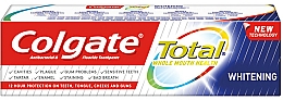 Düfte, Parfümerie und Kosmetik Aufhellende Zahnpasta Total Whitening - Colgate Total Whitening Toothpaste New Technology