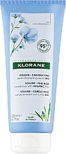 Düfte, Parfümerie und Kosmetik Conditioner mit Bio-Flachs für mehr Volumen - Klorane Volume -Fine Hair with Organic Flax