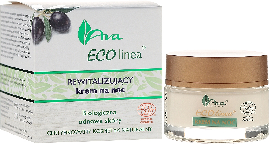 Regenerierende Nachtcreme für das Gesicht - Ava Laboratorium Eco Linea Revitalizing Night Cream — Bild N1