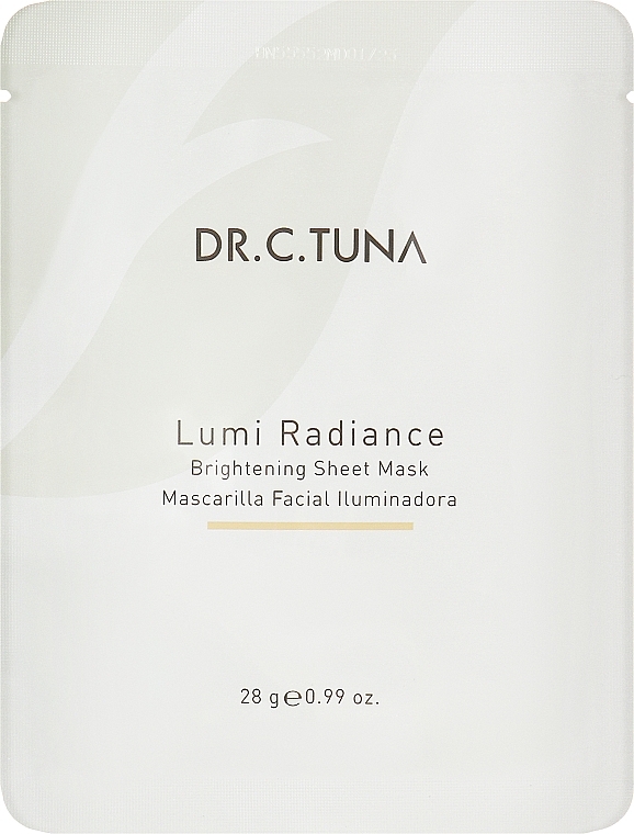 Aufhellende Tuchmaske für das Gesicht - Farmasi Dr. C. Tuna Lumi Radiance Brightening Sheet Mask  — Bild N1