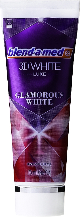 Zahnpasta 3D White Luxe Glamorous White - Blend-a-med 3d White Luxe Glamorous White Toothpaste — Bild N1