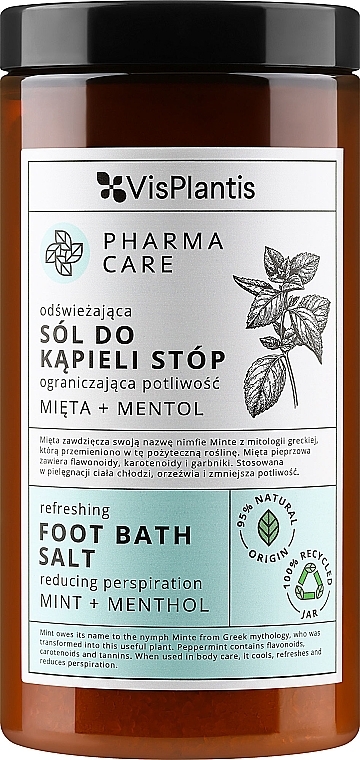 Salz für die Füße Minze und Menthol - Vis Plantis Pharma Care Foot Bath Salt — Bild N1