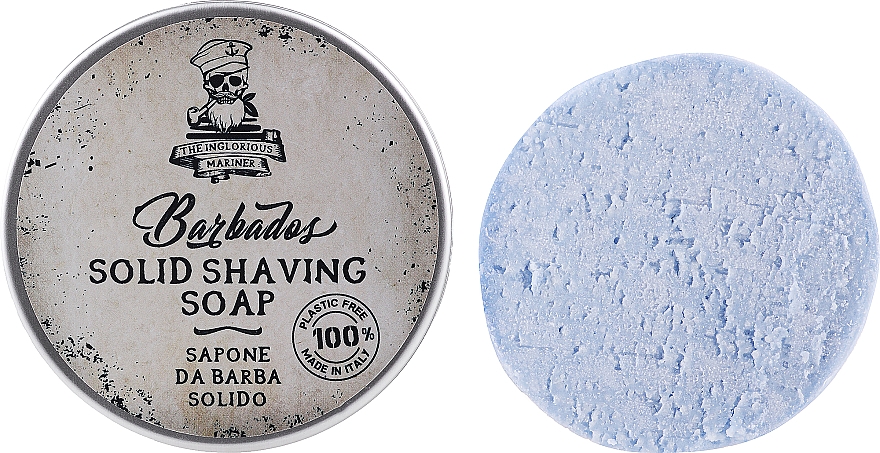 Feste Rasierseife - The Inglorious Mariner Barbados Solid Shaving Soap — Bild N1